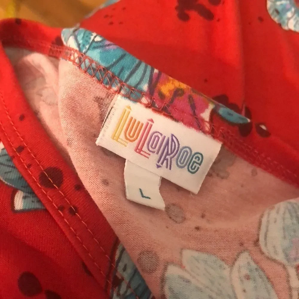 Lularoe beautiful long floral dress - Picture 3 of 4
